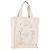 CHANEL Tote Bag Canvas Weiß Silber CC Auth BA12534A