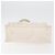 CHANEL Tote Bag Canvas Weiß Silber CC Auth BA12534A - Ansicht 5