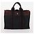 Hermès HERMES Fourre Tout Tote Bag Canvas 5 Set Navy Black Khaki Auth fm5354 Nero Cachi Blu navy - vista 23