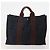 Hermès HERMES Fourre Tout Tote Bag Canvas 5 Set Navy Black Khaki Auth fm5354 Nero Cachi Blu navy - vista 8