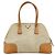 Borsa PRADA in tela beige argento Auth 180028 - vista 13