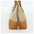 Borsa PRADA in tela beige argento Auth 180028 - vista 4
