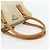 Borsa PRADA in tela beige argento Auth 180028 - vista 7