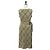 BURBERRY Einteiliges Kleid One Piece Nova Check aus Leinen und Viskose Beige Auth 179324A - Ansicht 2