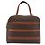 Céline Borsa CELINE Macadam Canvas PVC Pelle Marrone Oro Autentica 178762 D'oro - vista 13