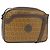 Borsa a Spalla FENDI Zucchino Canvas Beige Auth 180015