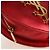 Borsa a Spalla SAINT LAURENT Love Heart Chain in Pelle Rossa e Oro Auth 179049V Rosso D'oro - vista 14