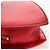 Borsa a Spalla SAINT LAURENT Love Heart Chain in Pelle Rossa e Oro Auth 179049V Rosso D'oro - vista 16