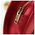 Borsa a Spalla SAINT LAURENT Love Heart Chain in Pelle Rossa e Oro Auth 179049V Rosso D'oro - vista 9