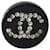 Orecchini CHANEL plastica Black CC Auth 178395M Nero - vista 2