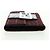 FENDI Zucchino Canvas Bifold Wallet Rot Silber Auth 167310A - Ansicht 3
