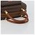 Céline Borsa CELINE in tela Macadam e pelle PVC Marrone Oro Autentica 179210A D'oro - vista 7