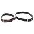 GUCCI GG Canvas Guccissima Gürtel Leder 2 Set Beige Black Auth bs34884 Schwarz