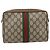 Clutch GUCCI GG Supreme Web Sherry Line in PVC Beige 89 01 012 Auth mr2470 - vista 3