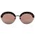 Alaïa Gafas de sol Alaia Brown / Ruthenium Rimless Round Sunglasses Castaño