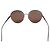 Alaïa Gafas de sol Alaia Brown / Ruthenium Rimless Round Sunglasses Castaño - vista 4