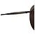 Alaïa Gafas de sol Alaia Brown / Ruthenium Rimless Round Sunglasses Castaño - vista 5