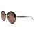 Alaïa Gafas de sol Alaia Brown / Ruthenium Rimless Round Sunglasses Castaño - vista 8