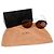 Alaïa Gafas de sol Alaia Brown / Ruthenium Rimless Round Sunglasses Castaño - vista 9