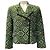 Chaqueta Akris Punto Green Multi Geometric Print