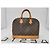 Borsa Louis Vuitton Alma in tela Monogram MM Marrone - vista 2