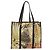 Borsa Tote Salvatore Ferragamo in nylon marrone e oro Auth 179217A D'oro - vista 2