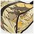 Borsa Tote Salvatore Ferragamo in nylon marrone e oro Auth 179217A D'oro - vista 9
