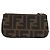FENDI Zucca Canvas Monedero Marrón Negro Auth 178390 Castaño - vista 2