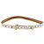 LOUIS VUITTON Monogram Multicolor Ceinture Care Belt White M9272W LV Auth 179316 Bianco
