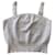Sandro Crop Top de Punto Blanco  - vista 1