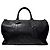 Chanel Borsa da Viaggio in Pelle Granulata Nera Nero