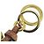 Bolsa Anagram Charm LOEWE Marrom Dourado - vista 2