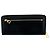 Loewe Black Round Zip Long Wallet Orange - view 2