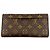Sarah Louis Vuitton Monogram Long Wallet Braun - Ansicht 2