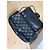 Borsa Chanel Classic Flap in pelle di agnello nera Nero - vista 4