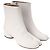 Maison Martin Margiela Botines de cuero Tabi Maison Margiela 30mm Blanco Mujer EU 38