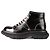 Stivaletti con lacci Alexander McQueen Tread Slick in pelle nera da donna EU 38.5 Nero - vista 5