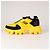 Tênis Cloudbust Thunder Knit Prada Amarelo Preto Masculino EU 39.5 - vista 3
