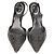 Décolleté slingback Jackie Crystal in pelle nera da donna Rene Caovilla EU 39 Nero - vista 4