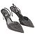 Décolleté slingback Jackie Crystal in pelle nera da donna Rene Caovilla EU 39 Nero - vista 5