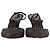 Décolleté slingback Jackie Crystal in pelle nera da donna Rene Caovilla EU 39 Nero - vista 8
