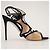 Sandali con listini di cristallo Rene Caovilla C08659 Scamosciato nero Donna EU 40 - vista 3