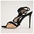 Sandali con listini di cristallo Rene Caovilla C08659 Scamosciato nero Donna EU 40 - vista 5