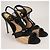 Sandali con listini di cristallo Rene Caovilla C08659 Scamosciato nero Donna EU 40 - vista 7