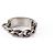 Gucci Logo Emaille Gliederkette Ring Sterlingsilber Türkisblau Damen US 7 - Ansicht 5