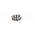 Anello a catena con logo Gucci in smalto Argento Turchese Blu Donna IT 13 US 6.5 - vista 5