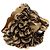 Anello Gucci Lion Head in ottone dorato invecchiato da donna IT 15 US 7.5 D'oro - vista 3