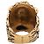 Anello Gucci Lion Head con Cristallo in Ottone Oro Invecchiato Nero Uomo US 6.5 D'oro - vista 3