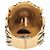 Anello Gucci Lion Head Oro Invecchiato Ottone Uomo US 9.5 IT 19 D'oro - vista 3