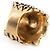 Anello Gucci Lion Head Oro Invecchiato Ottone Uomo US 9.5 IT 19 D'oro - vista 6